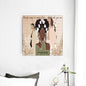 Framed Single Piece Mural | Square Black Woman, Asian Woman, Muslim Woman, Beauty, Elegance (Designed by Dunbi)