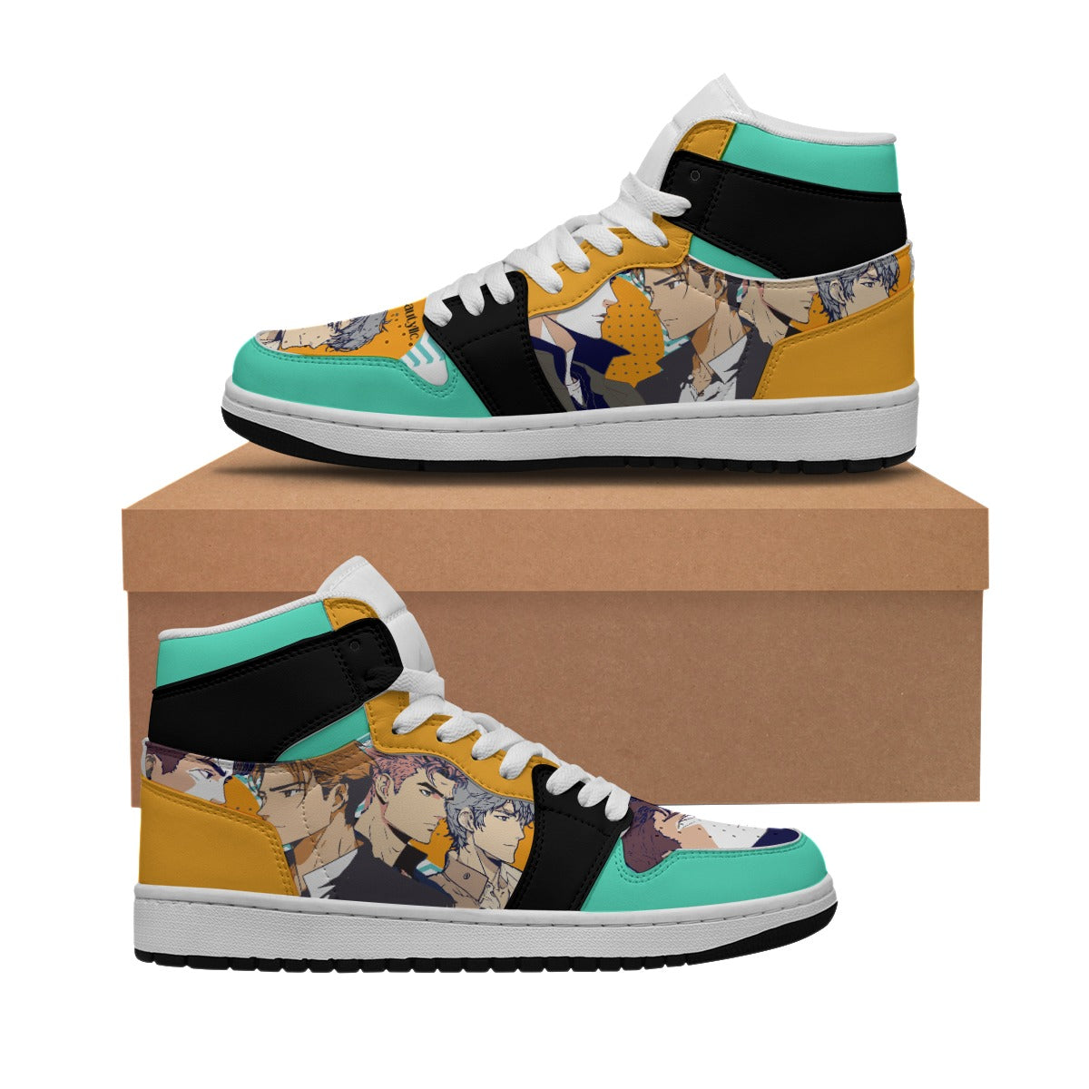 Women's Synthetic Leather Stitching Shoes Anime, Nostalgia, Guy Crush, Boys, Emotions, Friendship, Handsome (Designed by Dunbi)