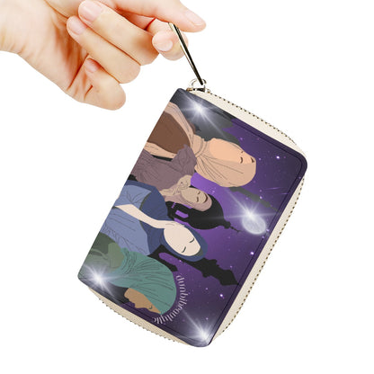 PU Card Holder Muslim Women, Arabian Moonlit Night, Evening, Friendship (Designed by Dunbi)