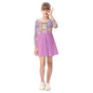 All-Over Print Kid's Long Sleeve Dress Kawaii, Retro, Anime, 90's Themed, Sherbet Colors, Pastel (Designed by Dunbi)