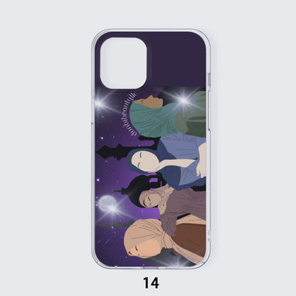 iPhone14 Series Mobile Phone Case | TPU Muslim Women, Arabian Moonlit Night, Evening, Friendship (Designed by Dunbi)