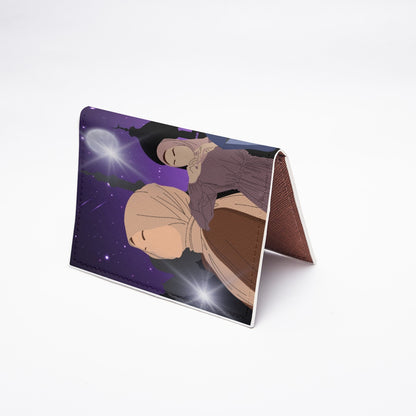 PU Card Bag Muslim Women, Arabian Moonlit Night, Evening, Friendship (Designed by Dunbi)