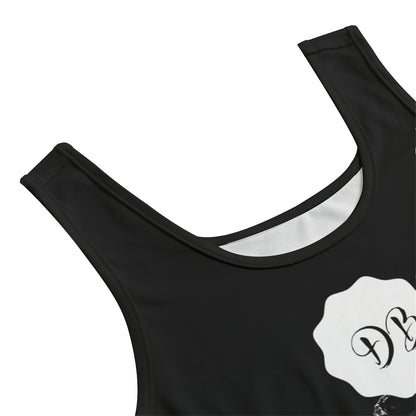 All-Over Print Women's Yoga Set DunbiBeauty, LLC Logo (Designed by Dunbi)