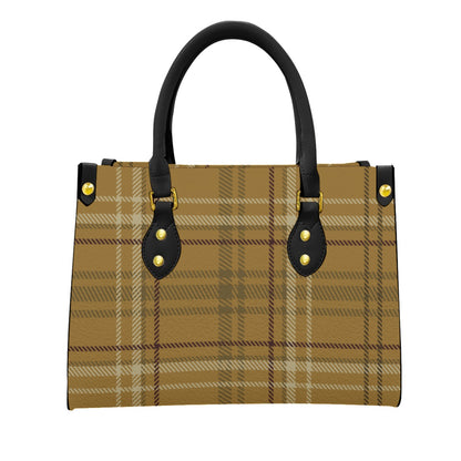 PU Handbag Burnt Orange Plaid (Designed by Dunbi) Yoycol