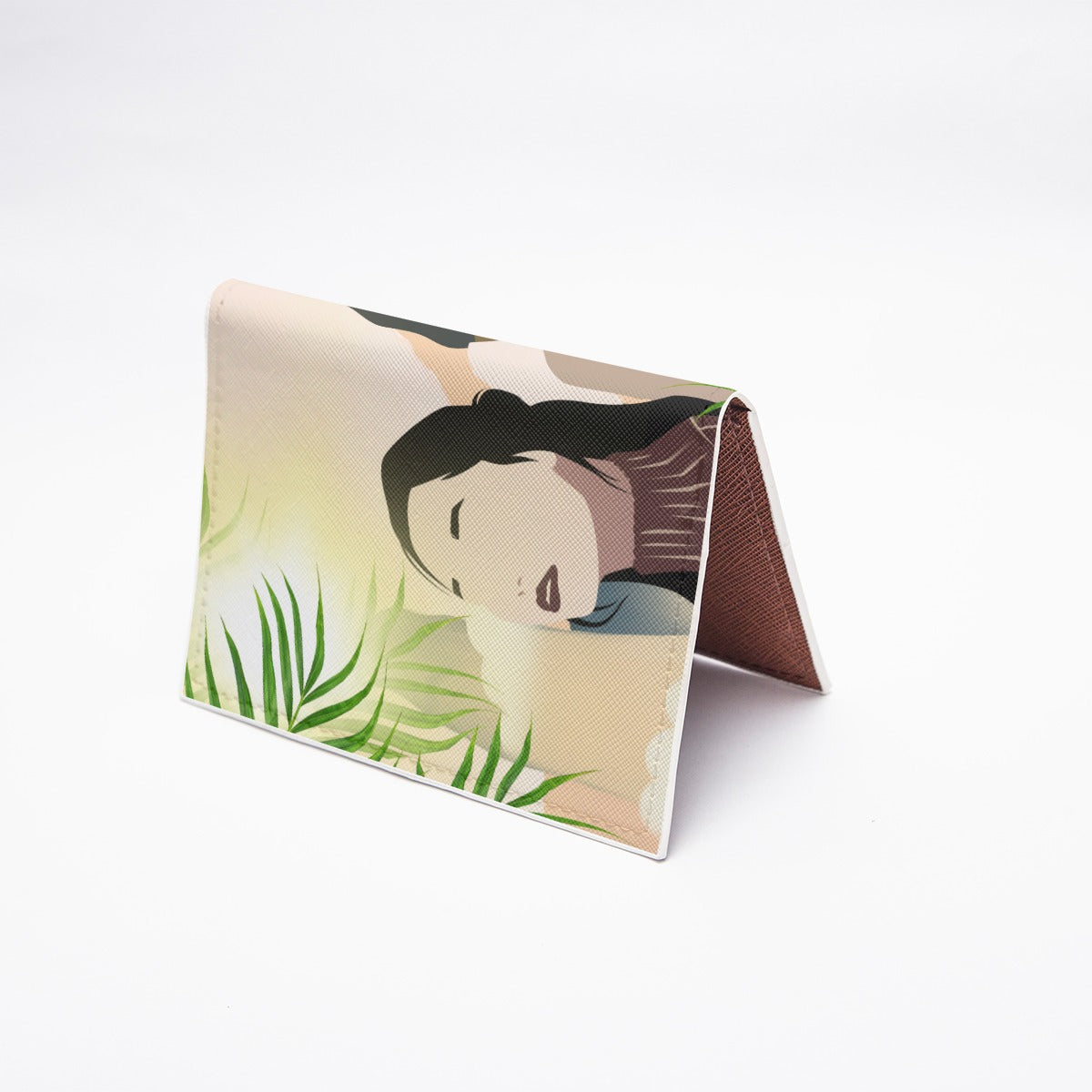 PU Card Bag Korean Woman, Indian Woman, Arab Woman, Peace, Happiness, Beauty (Designed by Dunbi)