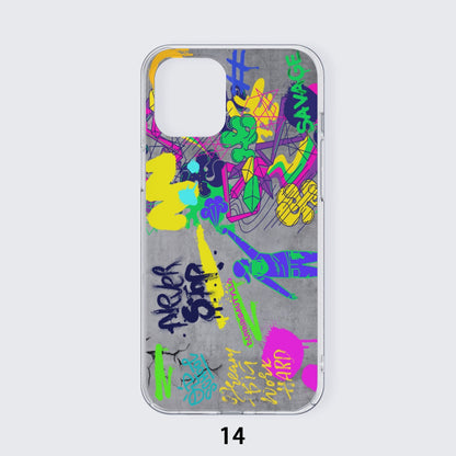 iPhone14 Series Mobile Phone Case | TPU Graffiti, Paint, Art, Spray Painting, Don't Give Up, Inspirational, Motivational (Designed by Dunbi)