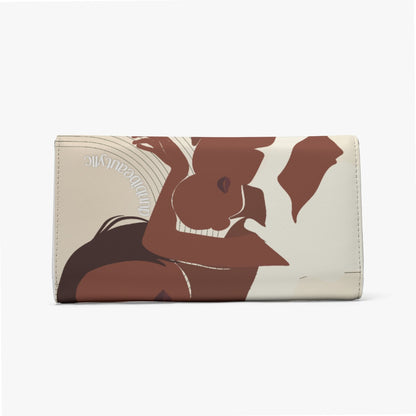 Foldable Wallet Black Women, Friends, Beige, Cream, Unity, Melanin, Brown Skin, Unique (Designed by Dunbi)