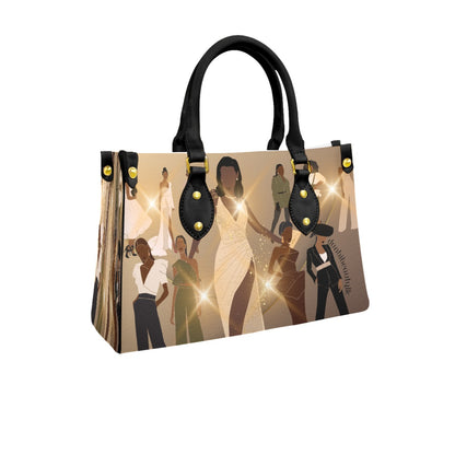 Women's Tote Bag With Black Handle  Black Women in Fashion, Style, Trendsetter, Beauty, Edge, Grace, Elegance, Confidence, Glowing, (Designed by Dunbi)