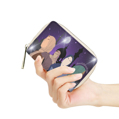 PU Card Holder Muslim Women, Arabian Moonlit Night, Evening, Friendship (Designed by Dunbi)