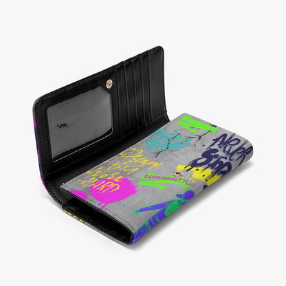 Foldable Wallet Graffiti, Paint, Art, Spray Painting, Don't Give Up, Inspirational, Motivational (Designed by Dunbi)