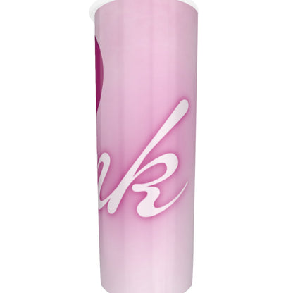 Tumbler with Twinkle Surface  20oz Pink Breast Cancer Awareness (Designed by Dunbi) Yoycol