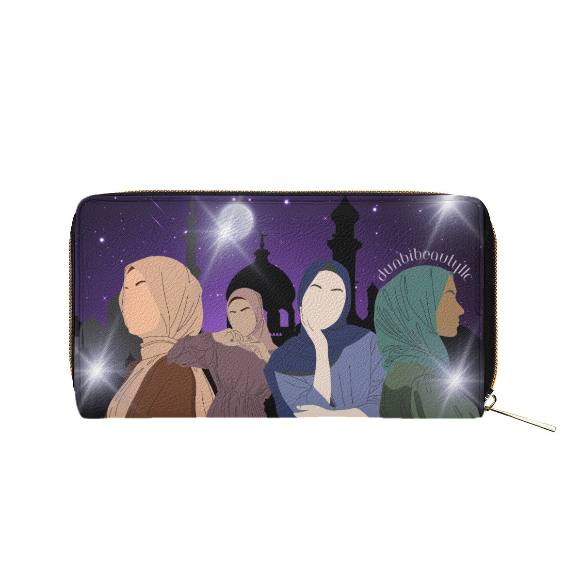 Mini Purse Muslim Women, Arabian Moonlit Night, Evening, Friendship (Designed by Dunbi)