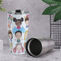 Cone Tumbler 30oz Kids, Notebook, Rocket, Sun, Smiley, School Bus, Tree, Flowers, Hearts, Clouds, Nature, Children, Boys, Girls, Friendship (Designed by Dunbi)