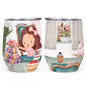 All-Over Print Egg Cup Wine Tumbler|12OZ Girl, Tea Party, Happy, Cute, Cake, Macarons, Cupcake, Tea, Snacks, Party, Bow, Parfait, Dessert (Designed by Dunbi)