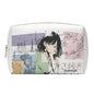 PU Cosmetic Bag Japanese, Japan, Girl, Kawaii, Cute, Anime, Manga Style, Peace, Sushi, Tokyo, Cherry Blossoms (Designed by Dunbi)