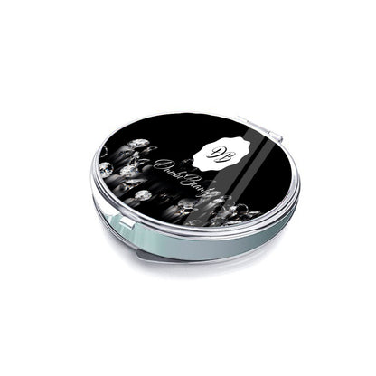 Portable Cosmetic Mirror｜Stainless Steel - DUNBIBEAUTYLLC Logo (Designed by Dunbi)