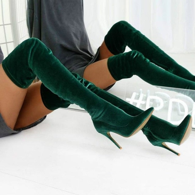 Thin Long Thigh Boots For Women Zendrop