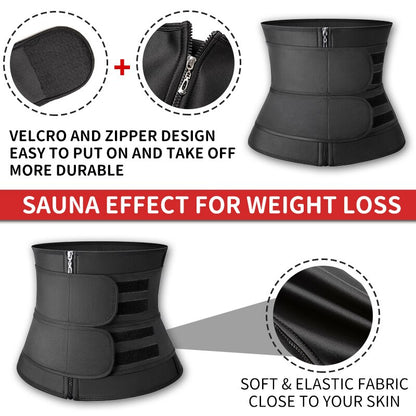 Steel Boned Waist Trainer Women Belly Shaping Trimmer Belt Zendrop