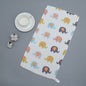 Muslin Cotton Baby 6 Layer Towel Handkerchief Colorful Kid Wipe Cloth born Baby Face Towel Bibs Feeding Bath Towelf for Kids Larnt