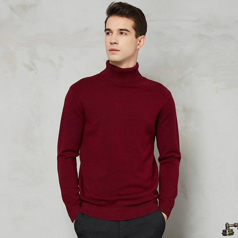 Men's 8 Color Turtleneck Sweater Zendrop