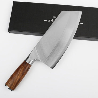 8inch Kitchen Knife Stainless Steel Meat Chopping Cleaver Slicing Vegetables Chinese Chef Knife - DunbiBeauty, LLC