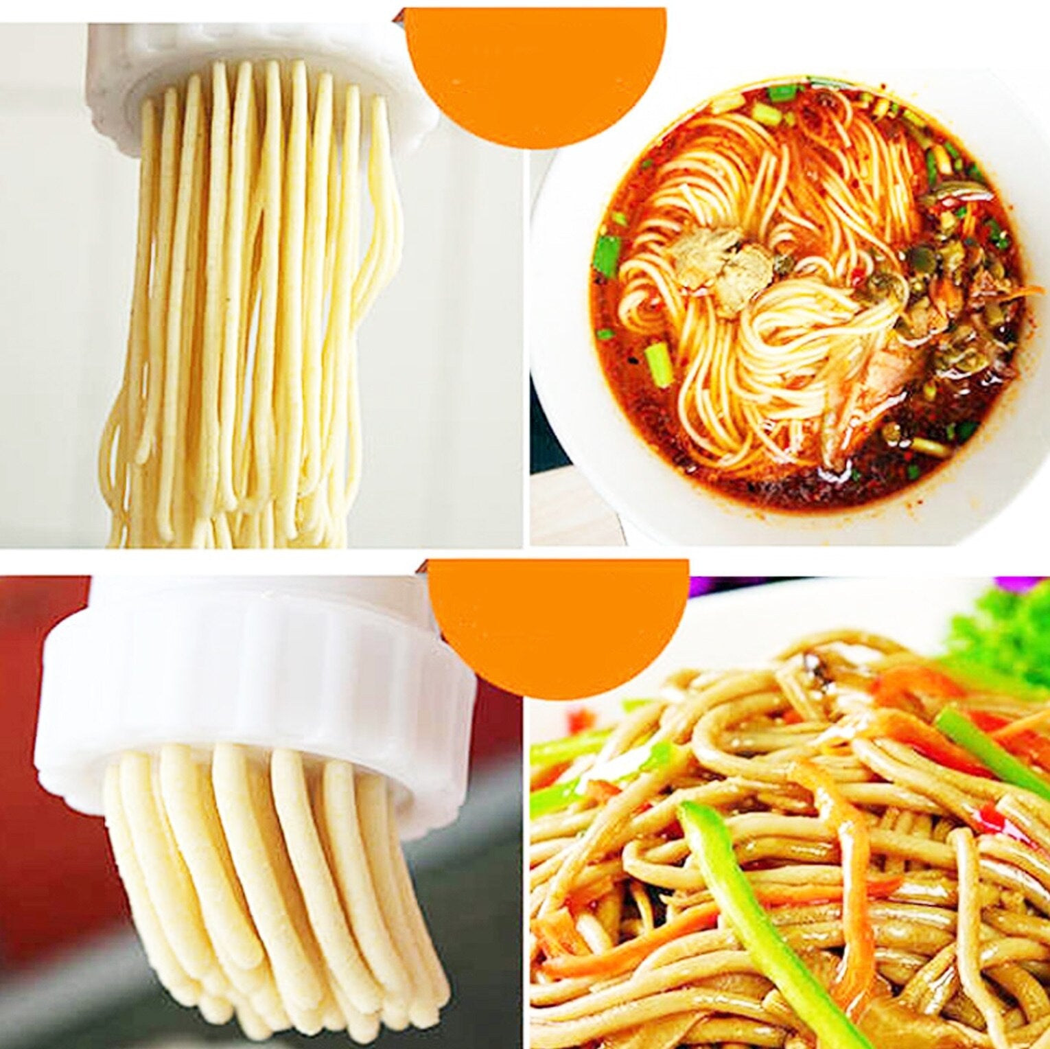 9 Mould Pasta Noodle Maker Machine Cutter For Fresh Spaghetti Kitchen Pastry Noddle Making Cooking Tools Kitchenware - DunbiBeauty, LLC