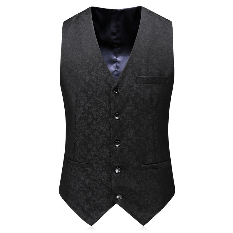 Men's Slim Fit 3 Piece Double-Breasted Suit nihaodropshipping