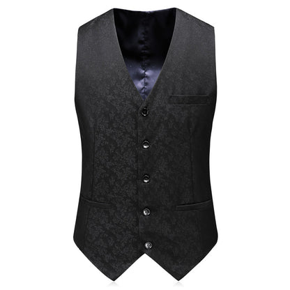 Men's Slim Fit 3 Piece Double-Breasted Suit nihaodropshipping