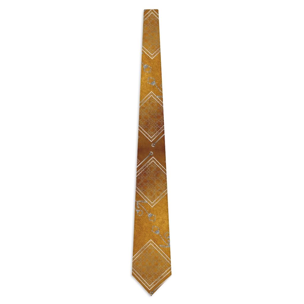 Orange Titanium Gentleman's Business Tie Printify