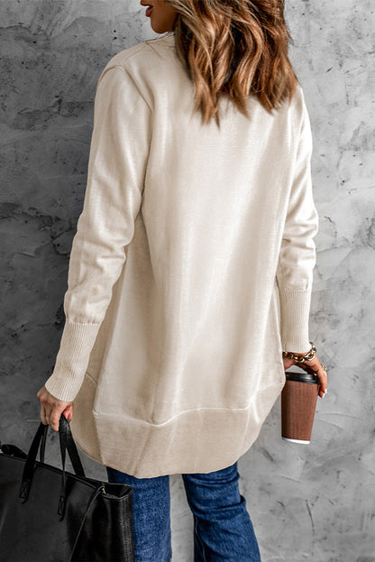 Super Soft Long Sleeve Open Cardigan Kiwidrop