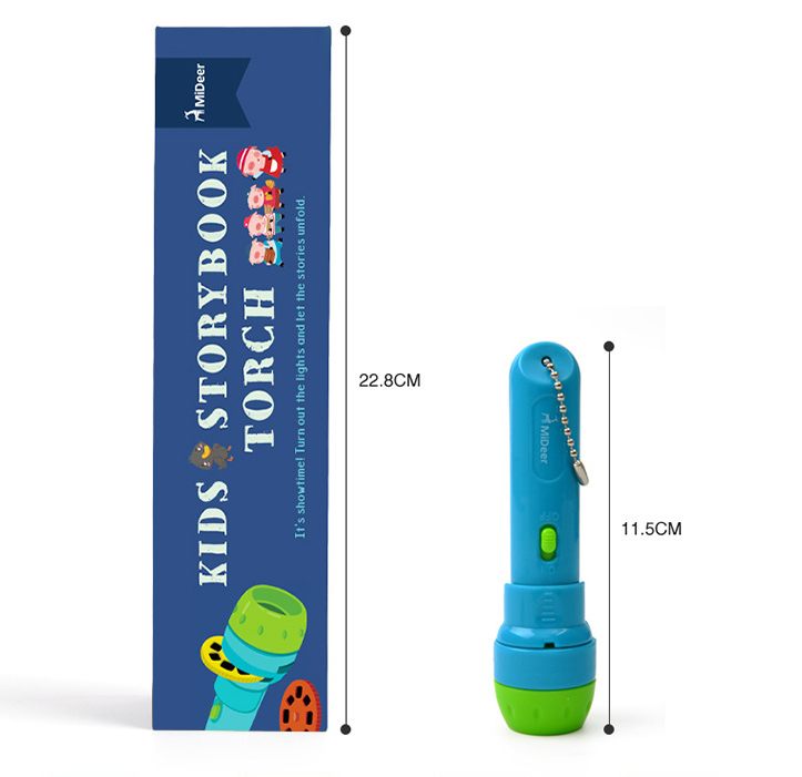 ⚠️🚨 Cartoon Storybook Cards LED Projection Flashlight Interactive Toy Kids Gift SupDropshipping