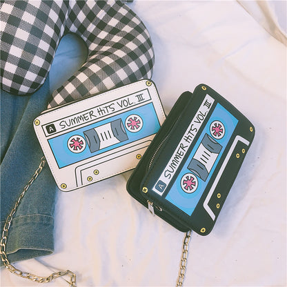 Women's Summer Hits Cassette Tape Shoulder Bag nihaodropshipping