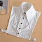 Women's Vintage White Fake Collar Zendrop