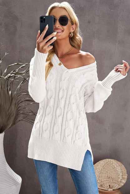 Oversized Cozy up Knit Sweater Kiwidrop