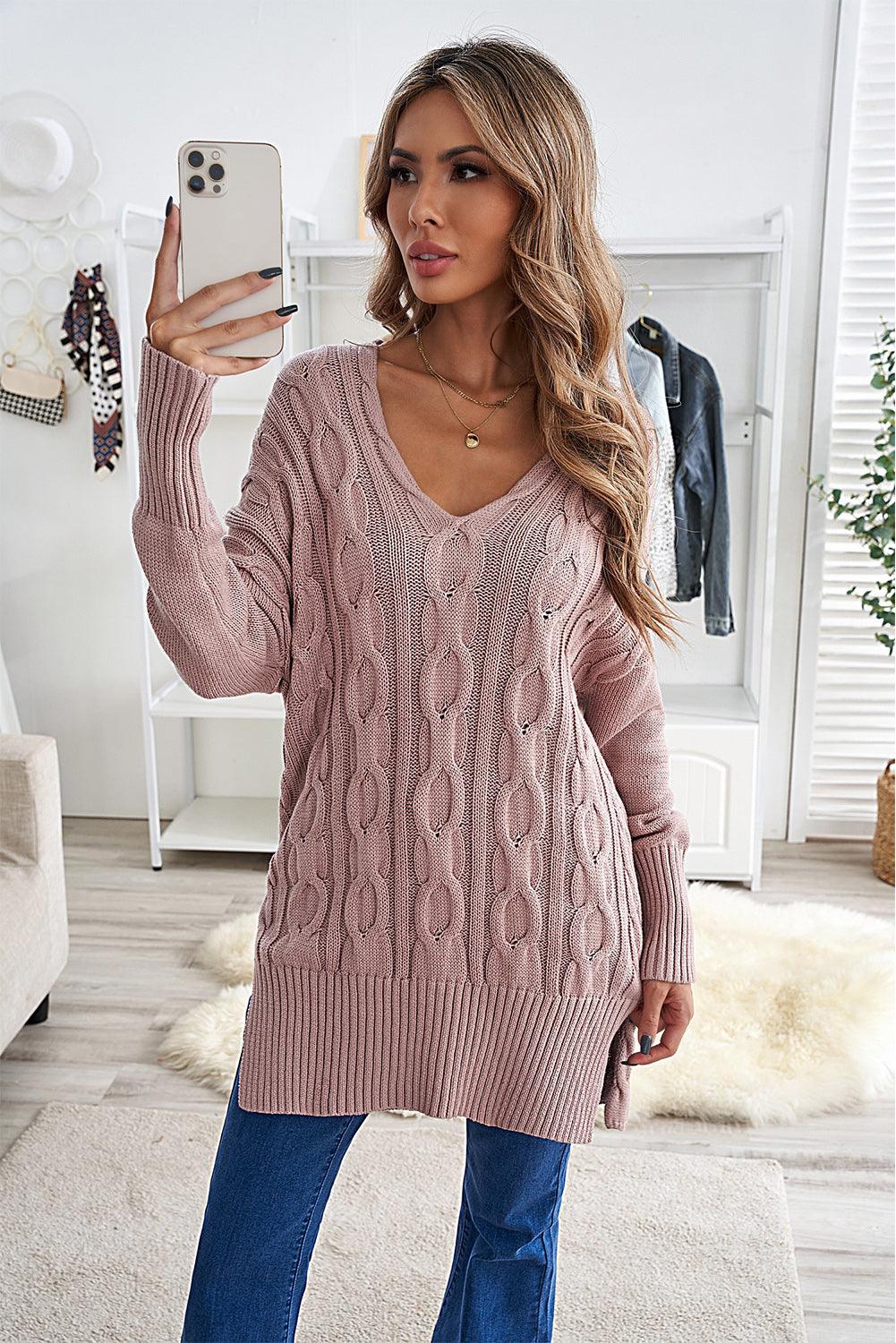 Oversized Cozy up Knit Sweater Kiwidrop