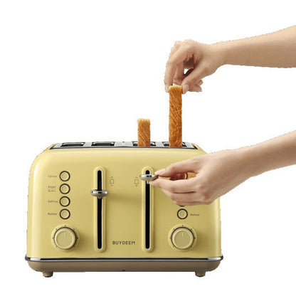 Retro 4-Slice Metal Toaster