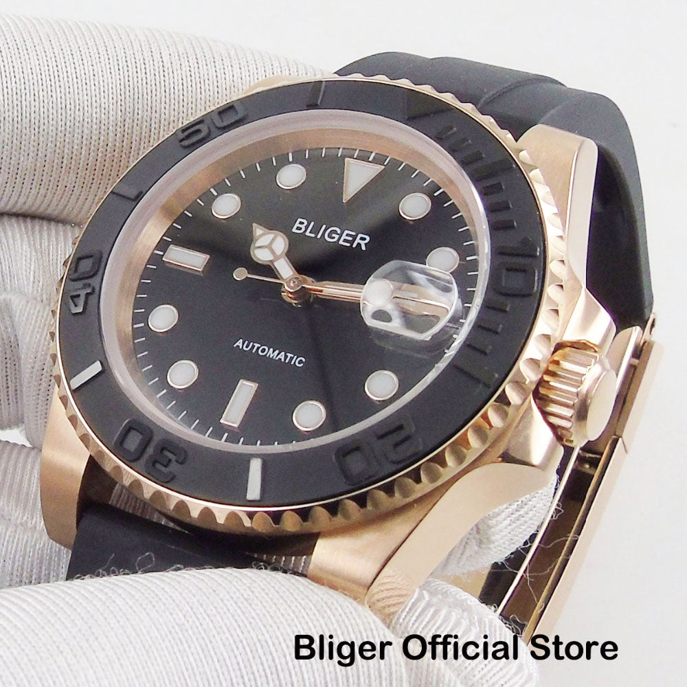 Men's Automatic Ceramic Bezel Wristwatch Dsers