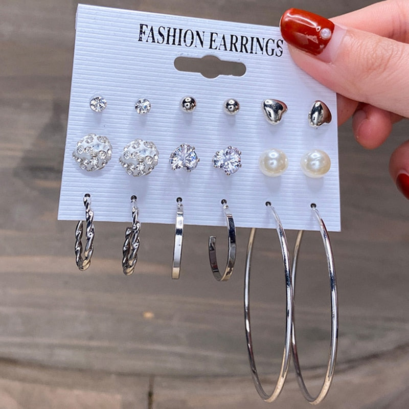 Women's Zinc Alloy Variety Earring Sets Dsers