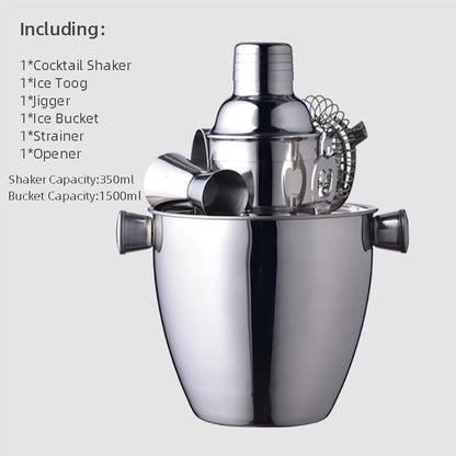 Wine Coctelera Batidora Boston Recipe Mixer Shaker Bartender Barware Kit Kitchen Bar Tools Stainless Steel Cocktail Shaker Set Dsers