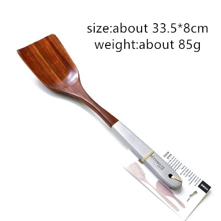 Solid Wood Cooking Tool Eco-friendly Teak Spatula Rice Scoop Environmental Protection Tableware Household Kitchen Supplies Dsers