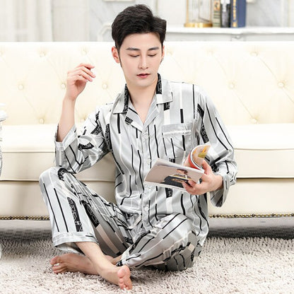 Men's Silk Pajama Sets Dsers