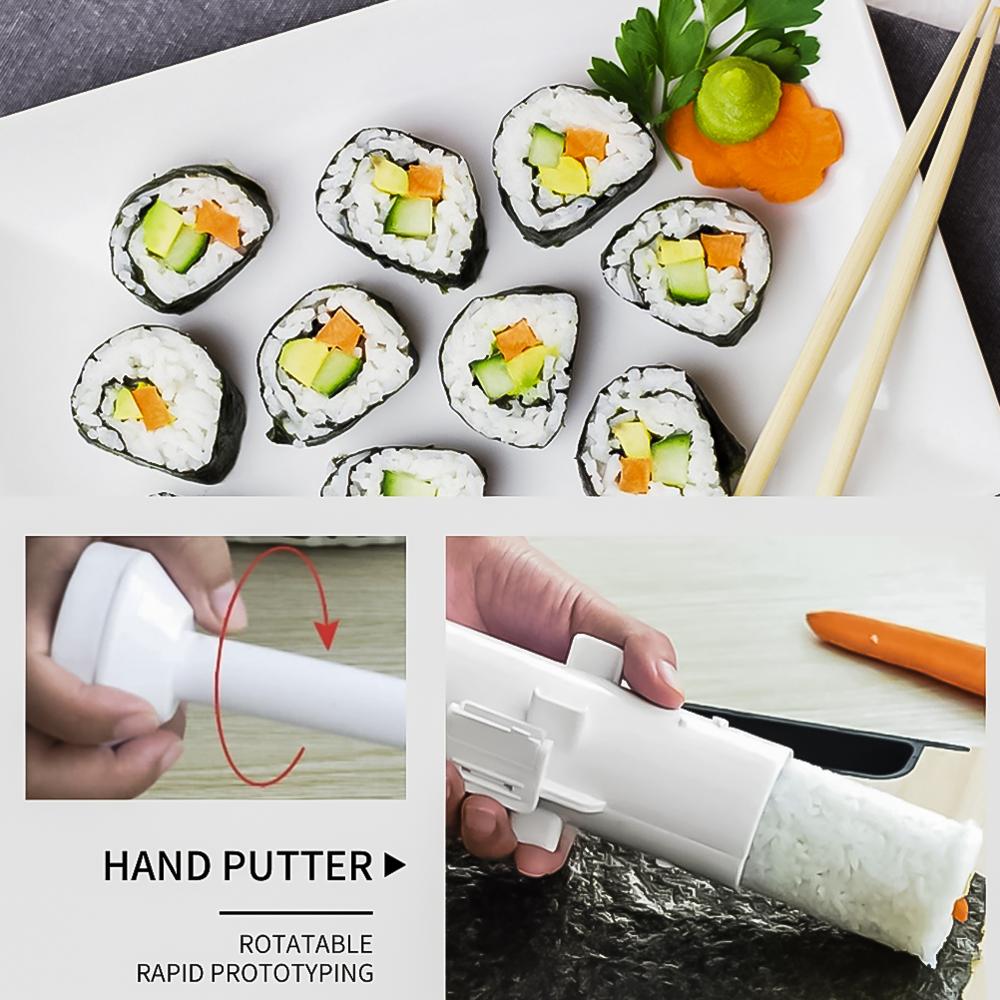 Quick Sushi Maker Roller Rice Mold Vegetable Meat Rolling Gadgets DIY Sushi Device Making Machine Kitchen Ware Dsers