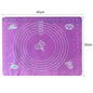 Silicone Non-Stick Rolling Mat Pastry Non-Slip Mat Kitchen Tools for Making Pastry Cakes Dsers