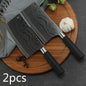 Professional Chef Knife Set Damascus Laser Pattern Meat Chopping Slicing Vegetable Cutter Cleaver Kitchen Knives Stainless Steel Dsers