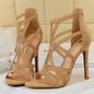 Women's 11 CM High Heel Open Toed Shoes Dsers