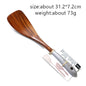 Solid Wood Cooking Tool Eco-friendly Teak Spatula Rice Scoop Environmental Protection Tableware Household Kitchen Supplies Dsers