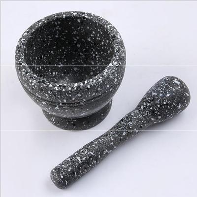 Resin Mortar Pestle Set Garlic Herb Spice Mixing Grinding Crusher Bowl Restaurant Kitchen Tools Dsers