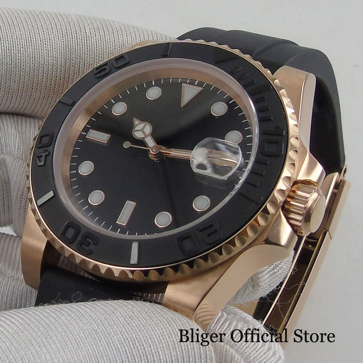 Men's Automatic Ceramic Bezel Wristwatch Dsers