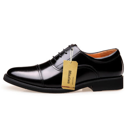 Men's Business Dress Shoes with Wing-Tip Dsers