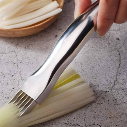 Onion Garlic Vegetable Cutter Knife Cut Onions Garlic Tomato Device Shredders Slicers Kitchen Accessories Cooking Tools Dsers